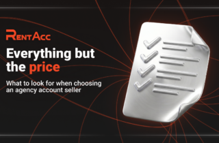 “Everything but the price”: what to look for when choosing an agency account seller