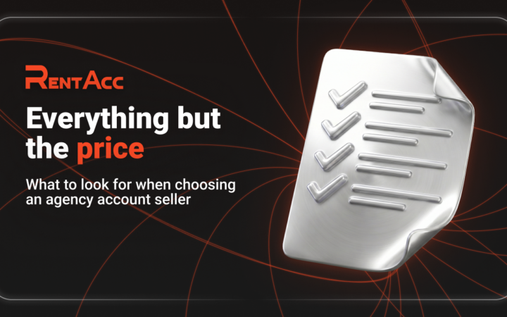 “Everything but the price”: what to look for when choosing an agency account seller